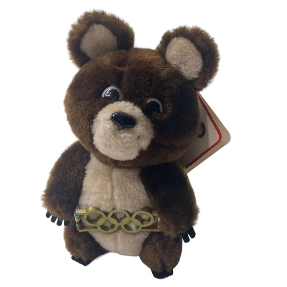 NWT Vintage Misha The Official Mascot Of The 1980 Moscow Olympic Games Plush